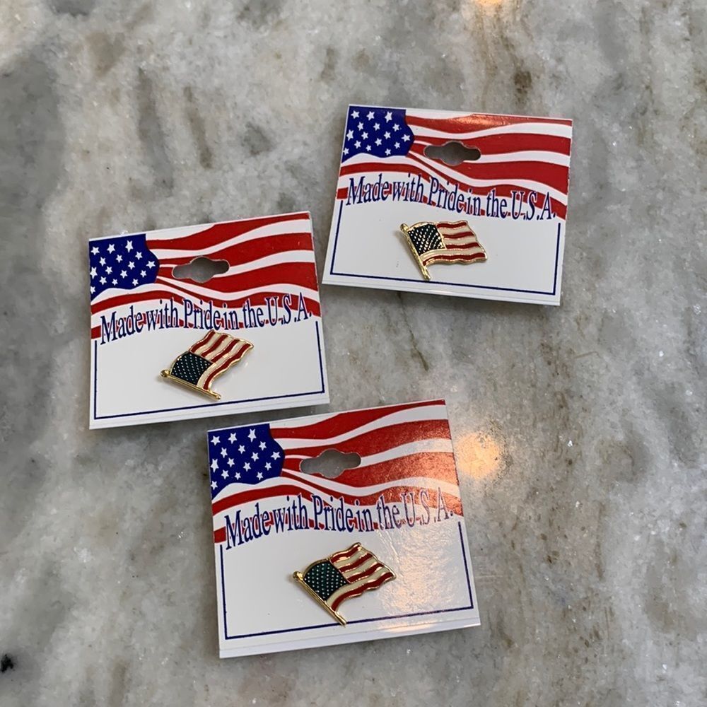 USA Collar Pins